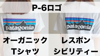 【比較動画】パタゴニアの人気のロゴTシャツ！レスポンシビリティーとオーガニックTシャツの比較！