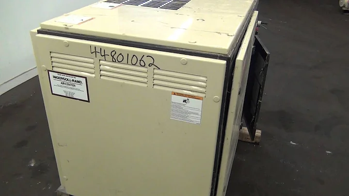Used- Ingersoll-Rand Air Cooled Rotary Screw Air Compressor. Stock #44801062