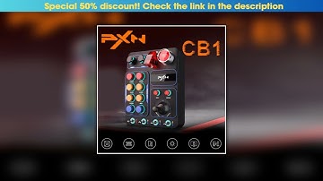Deal PXN CB1 Simulator Race Central Control Box Multifunctional Keys Control Box RGB For EURO Truck