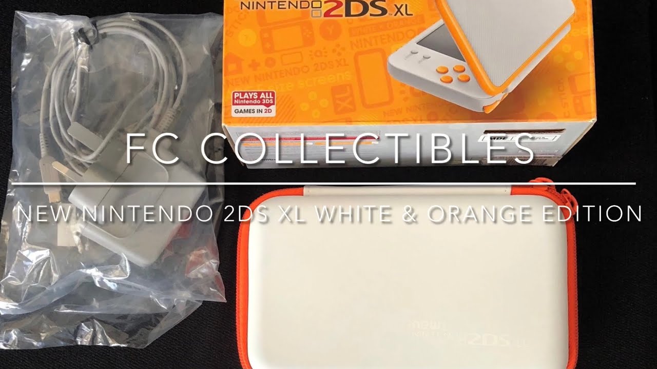 New Nintendo 2DS XL White & Orange Edition - YouTube