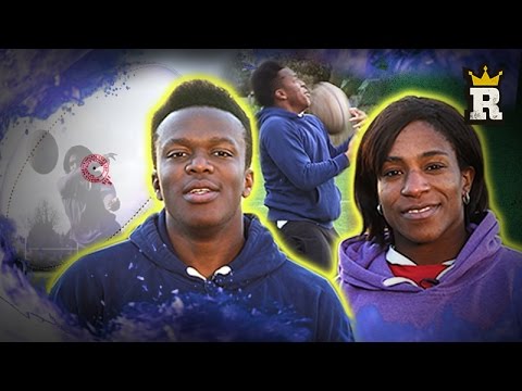 KSI - RUGBY! - Passing Masterclass w Maggie Alphonsi | Rule'm Sports ...