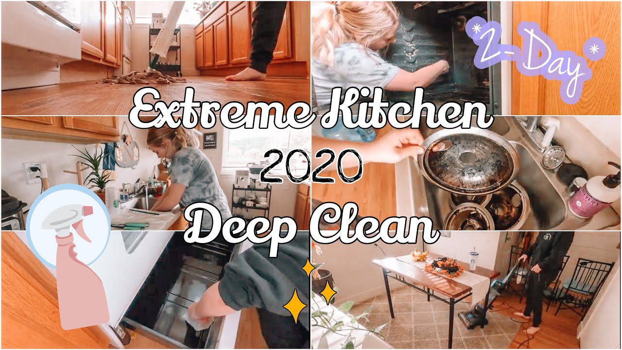 MAJOR! 2-Day EXTREME Kitchen Deep Clean with Me 2020 | Cleaning ...