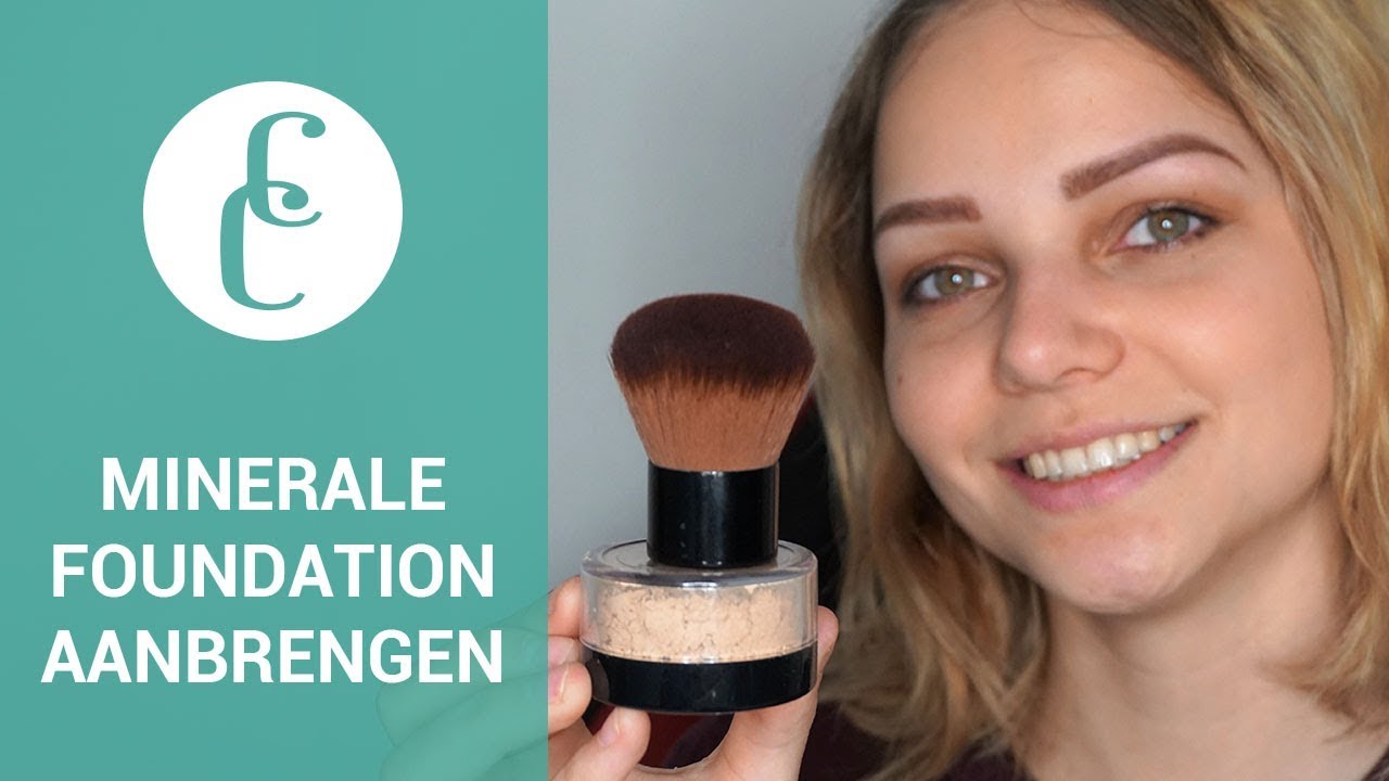 Minerale foundation aanbrengen Creative Cosmetics YouTube