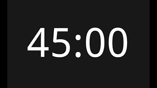 45 Minute Countup [No Copyright Timer]