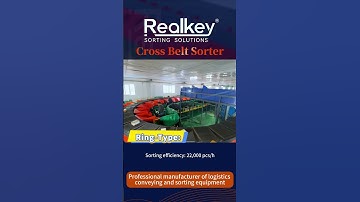 Boost Your Warehouse Efficiency with a Cross Belt Sorter | Fast & Accurate Sorting!