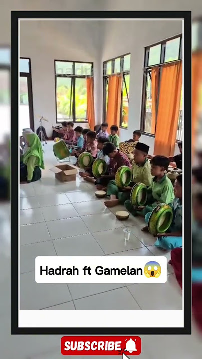 It Turns Out That Good The Combination Of Hadrah And Gamelan #sholawat #gusiqdham #azzahir #hadra...