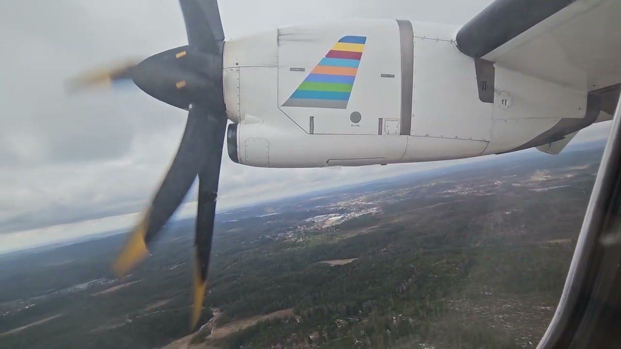 BRA ATR 72-600 Takeoff from Göteborg Landvetter airport runway 21