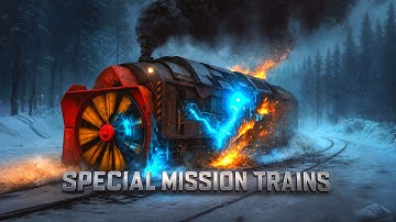 Special Mission Trains: From Firefighters to Nuclear Giants — Epic AI Transformations! 🚂🔥⚙️