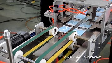 Ear loop folding packing machine for mask fully automatic line for mask packing