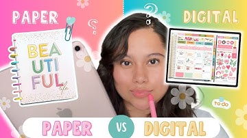 ✨ Paper or Digital: Which Planner is Better? 👈🏻