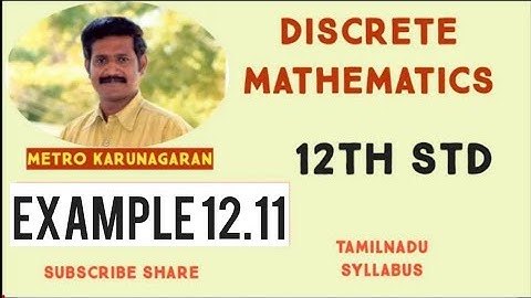 12th Std Maths Example 12.11 Identify the valid statements from the following sentences