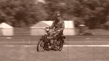 1914 British Army Despatch Rider Arrives