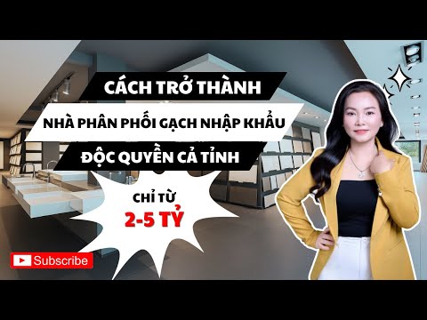 Chỉ Với 2–5 Tỷ: Cách Trở Thành Nhà Phân Phối Gạch Nhập Khẩu Độc Quyền Cả Tỉnh