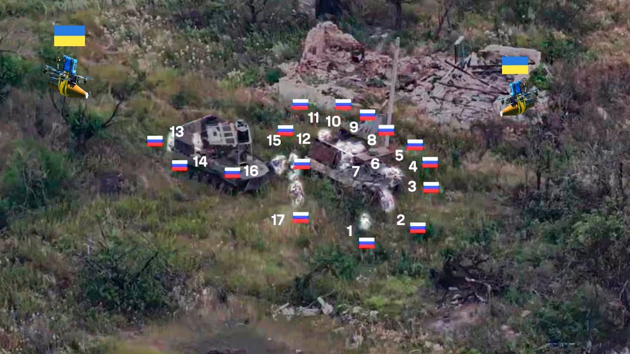 Ukrainian FPV Drones and Artillery WIPED OUT an Entire Russian Convoy ...