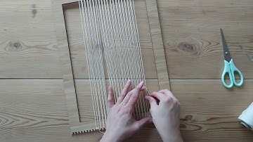 Warping the Loom: Weaving for beginners part 1