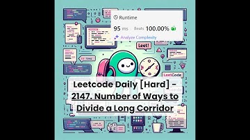 2147. Number of Ways to Divide a Long Corridor [Hard] | Leetcode Daily | 12-14-25