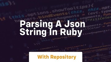 parsing a json string in ruby