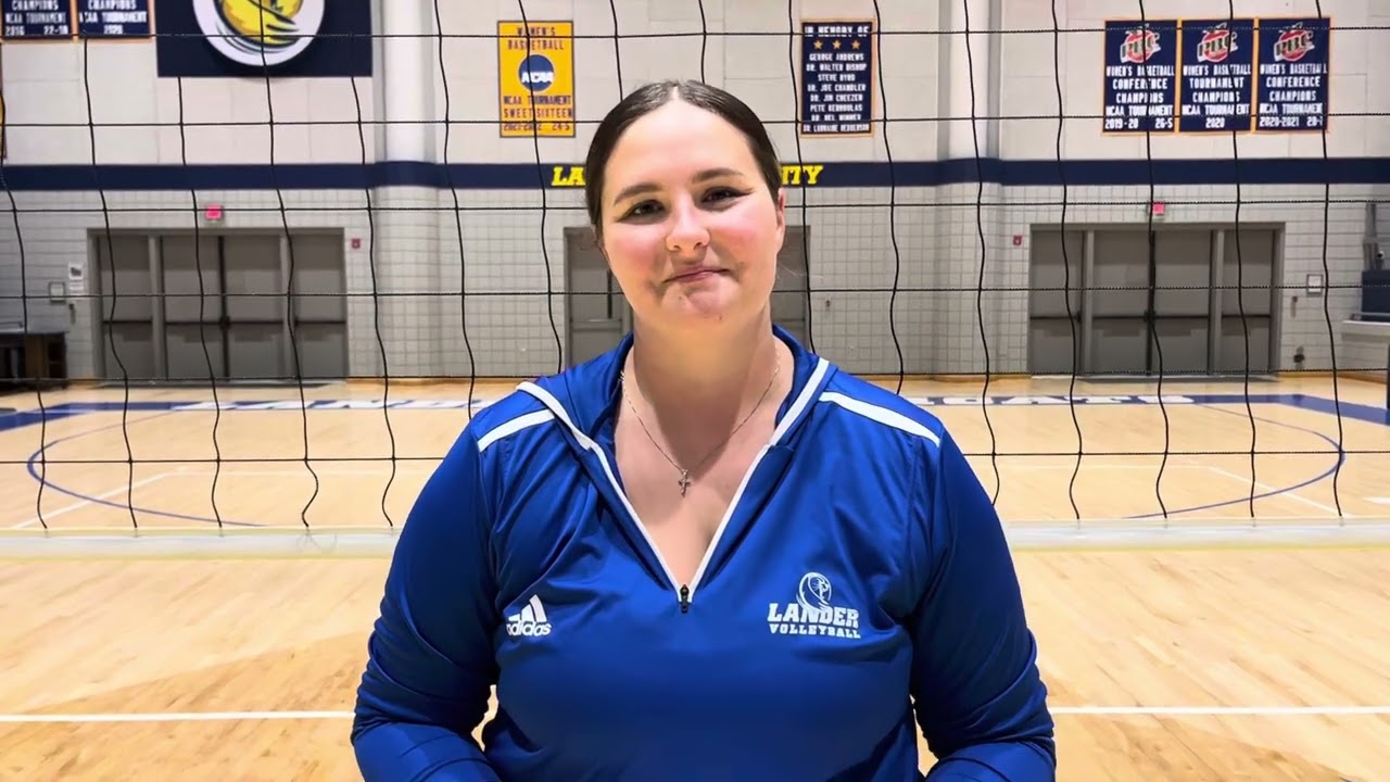 Lander Volleyball: Coach Settle talks about 2-0 Friday at Redderson Invitational