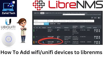 How to Add wireless/Unifi AP in Librenms #esxi #isp #networking #vmware  #Unifi #ubiquiti