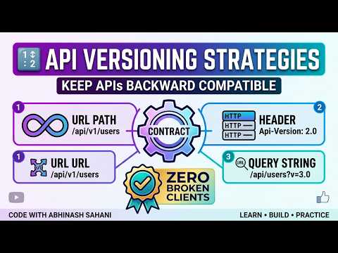 API Versioning Strategies in ASP.NET Core 🔢 URL vs Header vs Query String Explained #AspNetCore #API