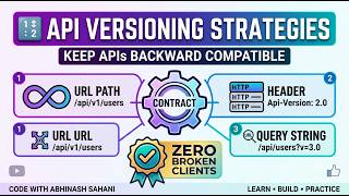 API Versioning Strategies in ASP.NET Core 🔢 URL vs Header vs Query String Explained #AspNetCore #API