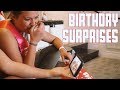 BIRTHDAY SURPRISES | REACTION TO SURPRISE VIDEO | LAS VEGAS GIRLS TRIP DAY 2