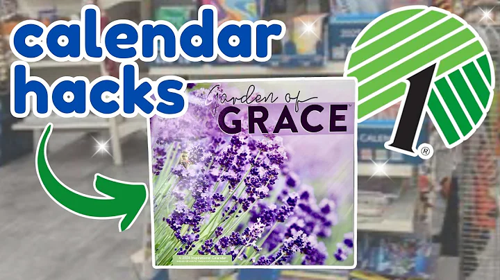 GENIUS Dollar Tree DIY Crafts Using Calendar Pages