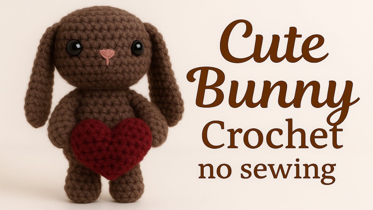 Youtube Crochet Rabbit Tutorial Easy No-Sew Crochet Bunny Tutorial | Amigurumi for Beginners - YouTube