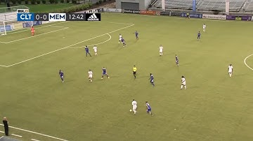 Mark Segbers with a Goal vs. Charlotte Independence
