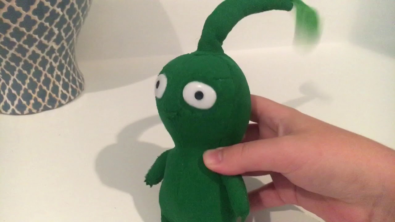 green pikmin plush