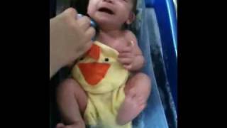 Max Joseph first bath