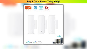 Editor’s Choice Tuya WiFi Zigbee Door Sensor Contact Sensor Open Closed Detector Smart Home Alarm S