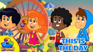 This is The Day - 3 Little Words | Kids Nursery Rhymes & Praise Songs