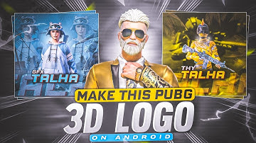 How To Make Pubg\Bgmi 3D Logo On Android | Pubg\Bgmi 3D Logo Tutorial On Picsart 2023