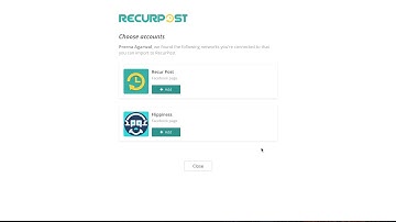 Adding Social Accounts on RecurPost
