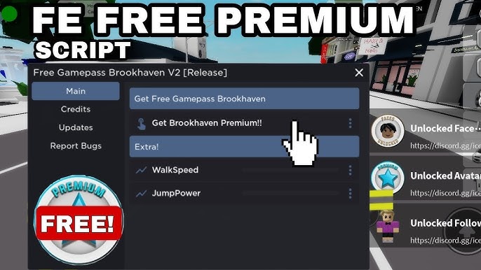 🏡 Roblox Brookhaven Script 🏡 (Free Premium v4 Gamepass) 