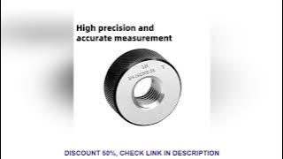 1SET(1*GO 1*NOGO) 2A Left Hand American Standard Fine Thread Ring Gauge UNC UNF UNS 0-80-12-32 1/4 5