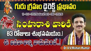 Jupiter Direct Effect on Simha Rasi Form March 11th