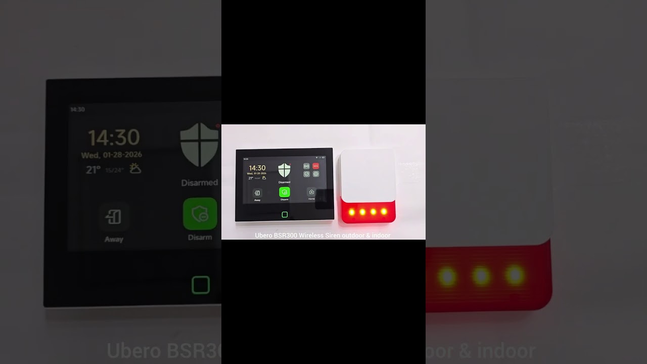 Ubero Tuya Wireless Alarm Siren, 5000mAh Battery