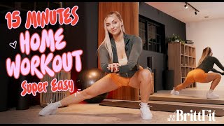 15 Minutes Home Workout The Real Britt Fit