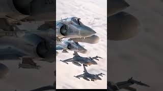 MIRAGE 2000 X F16 #armeedelair #military #aviation #fighterpilot