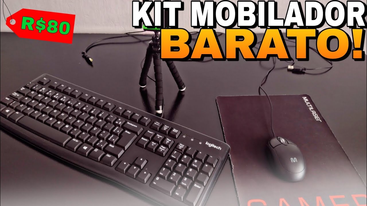 COMPREI UM KIT MOBILADOR BARATO E ME SURPREENDI!!! (teclado e mouse no ...