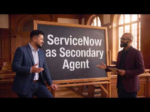 ServiceNow as a Secondary AI Agent (Full Technical Walkthrough)