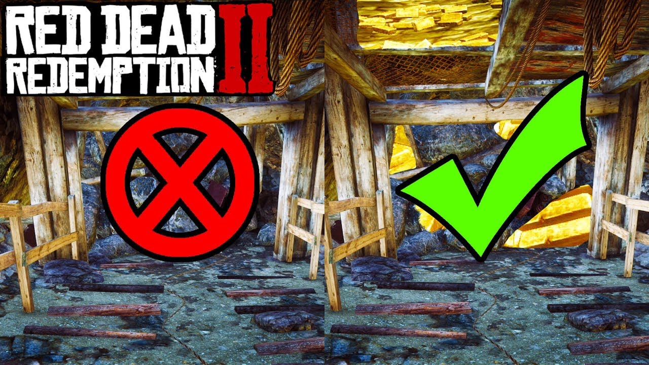 Secret Gold Mine With A Legendary Item In Red Dead Redemption 2 - 