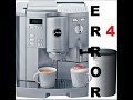 Kaffeeautomat Jura S9 Error 4
