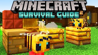 Intro to Bees, Honey, & Honeycomb! ▫ Minecraft Survival Guide (1.18 Tutorial Let's Play) [S2 E33]