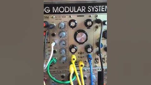 Modular patch synced LFOs