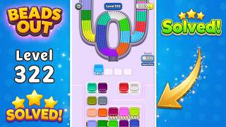 Beads Out Level 322 Walkthrough 🧠 (New Update) | Easy Puzzle Solution screenshot 1