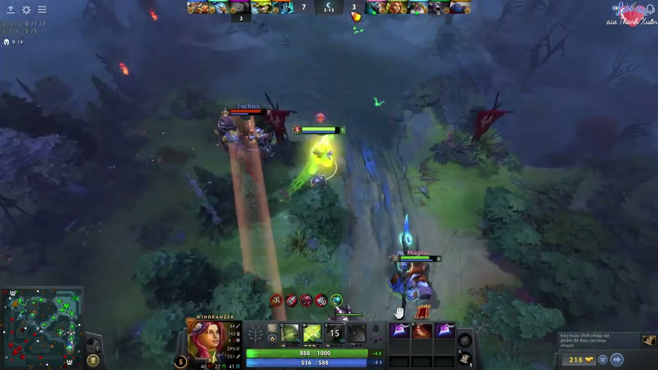 [WR-01] Windranger + Magnus [Hardlane] vs Phantom Assassin + Kez 