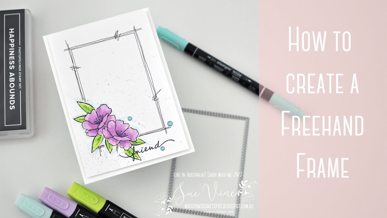 How to make a Freehand Frame - YouTube